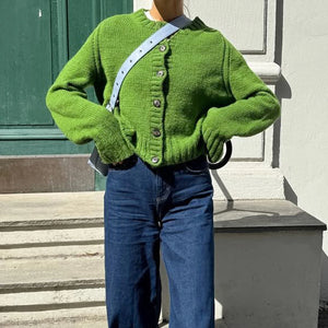 VILZSTUDIOS Cozy Knit Button-Up Cardigan