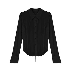 VILZSTUDIOS Slim Bell Sleeve Shirt