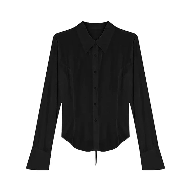 VILZSTUDIOS Slim Bell Sleeve Shirt
