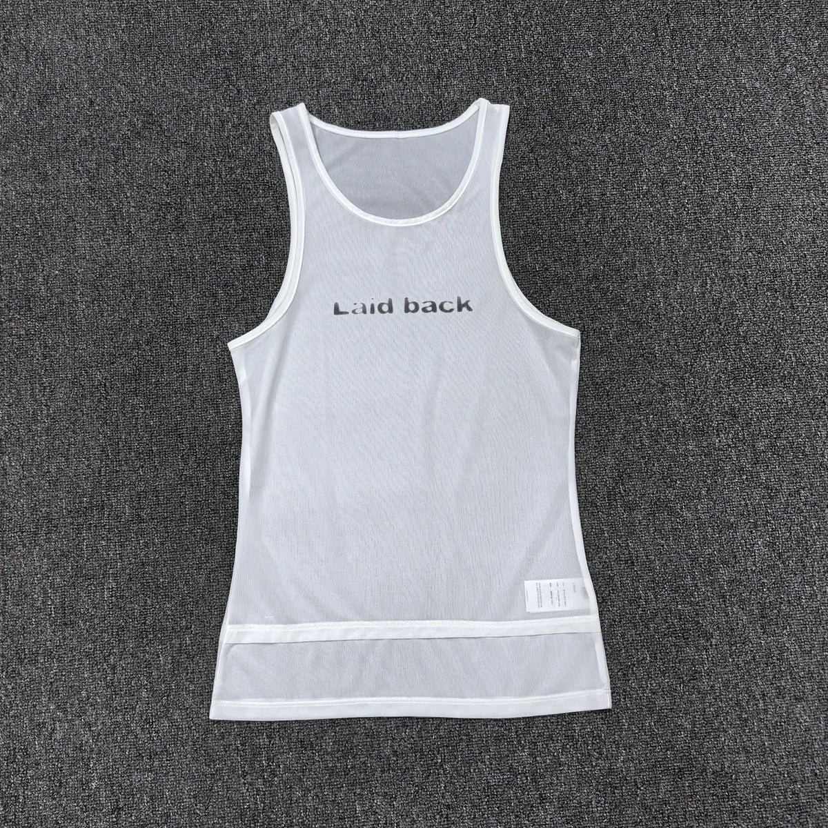 VILZSTUDIOS Simple Slim See-Through Tank Top
