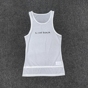 VILZSTUDIOS Simple Slim See-Through Tank Top