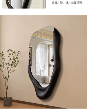 VILZSTUDIOS Irregular Wall Mirror Living Room Modern Girls Men Bedroom Bathroom Luxury Funky Mirror Asymmetrical Espelhos Home Decorations