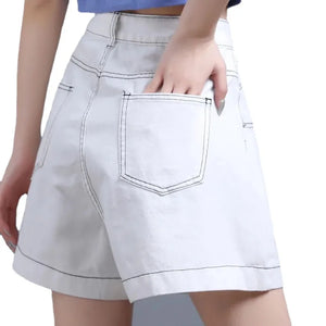 VILZSTUDIOS Stylish Loose Wide Leg Denim Pants