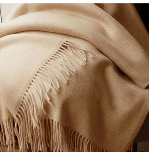 VILZSTUDIOS Winter Scarf Women  Wool Scarves Adult Scarves for ladies 100% Wool scarft women Fashion Cashmere Poncho Wrap
