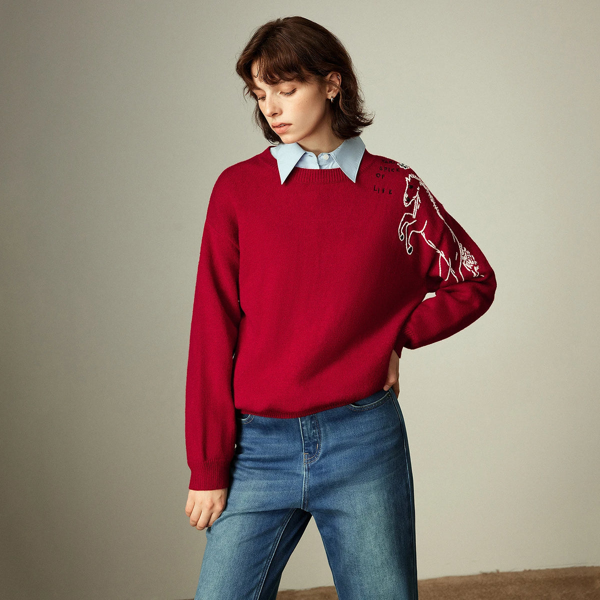 VILZSTUDIOS Cozy Warm Fleece Sweater