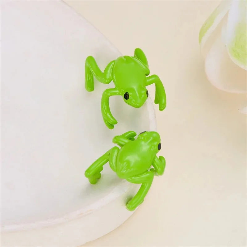 VILZSTUDIOS Creative Cute Frog Ear Cuff Clip Earrings