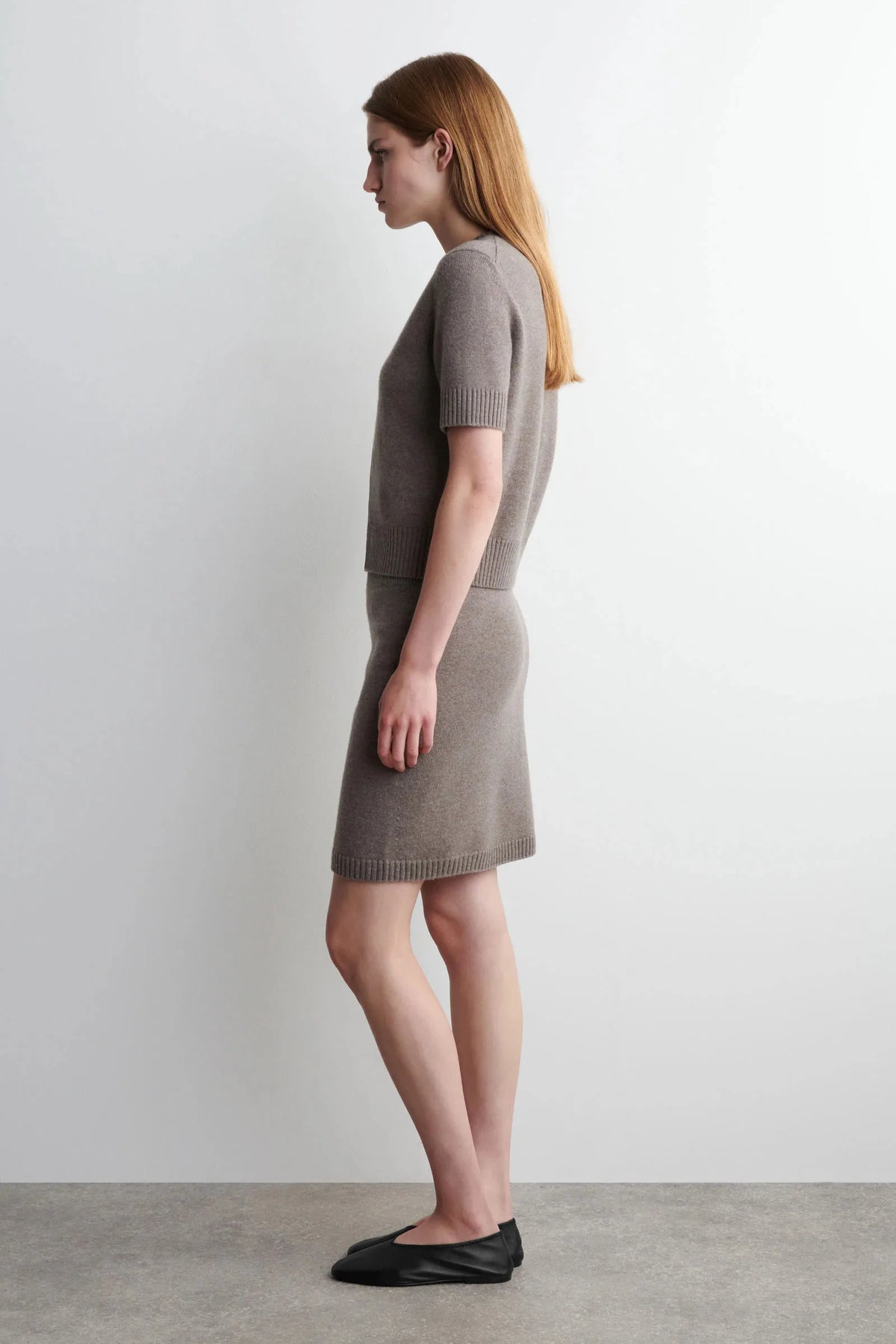 VILZSTUDIOS Short Sleeve Style Knitted Cardigan