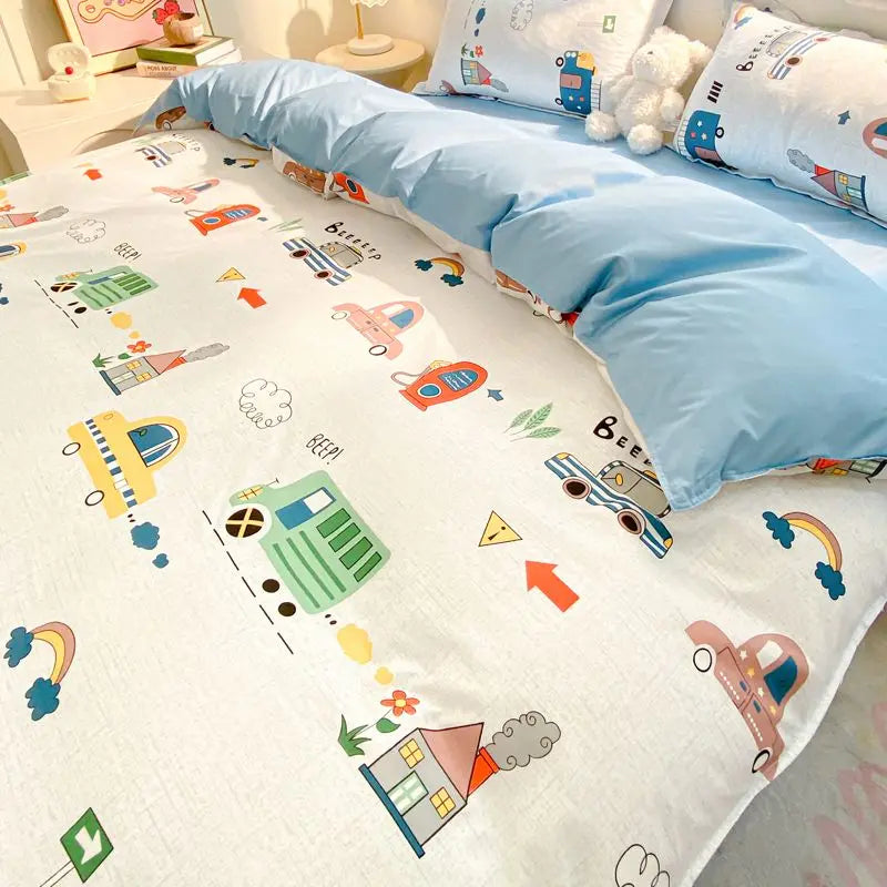 VILZSTUDIOS Cool & Cute Duvet Cover Twin Bedding Set
