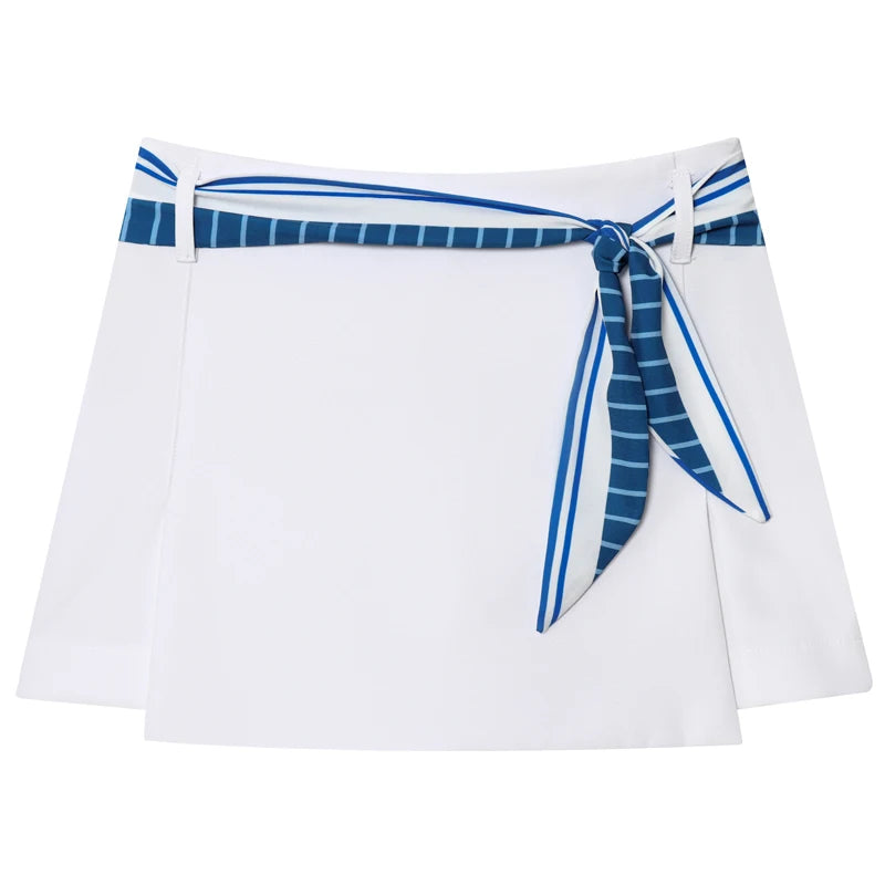 VILZSTUDIOS Chic Striped Camisole & Mini Skirt Set