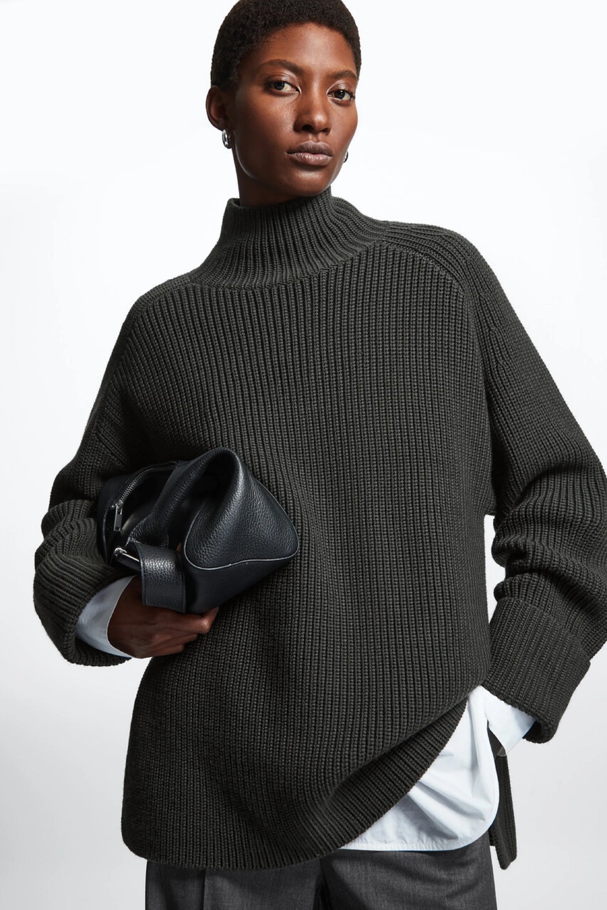 VILZSTUDIOS Wool Blend High Neck Sweater
