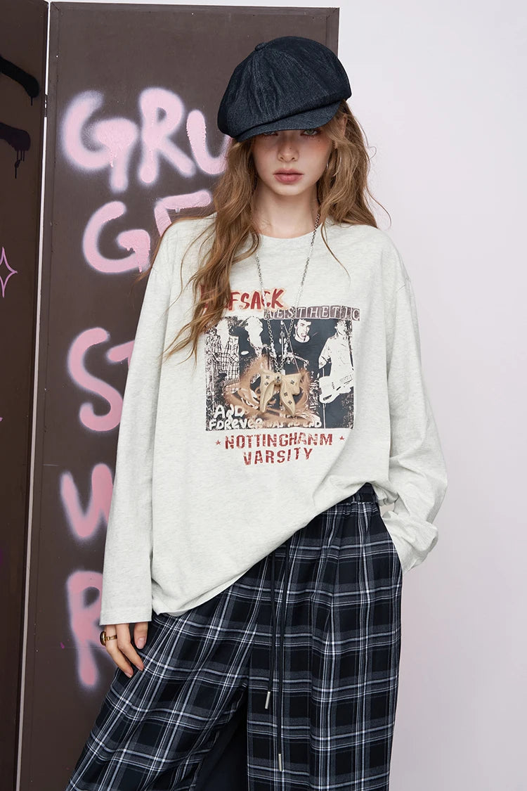 VILZSTUDIOS Sweet Cool Oversized Long Sleeve Top