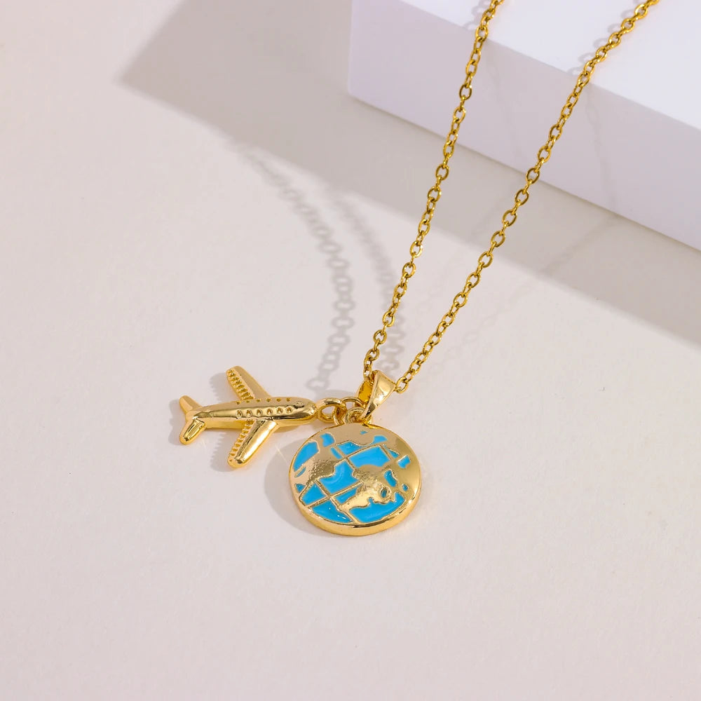 VILZSTUDIOS Fly Plane Pendant Necklace