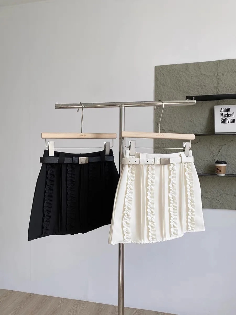 VILZSTUDIOS High-end Korean Wood Edge Skirt