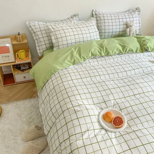 VILZSTUDIOS Vibrant Checkerboard Duvet Bedding Set