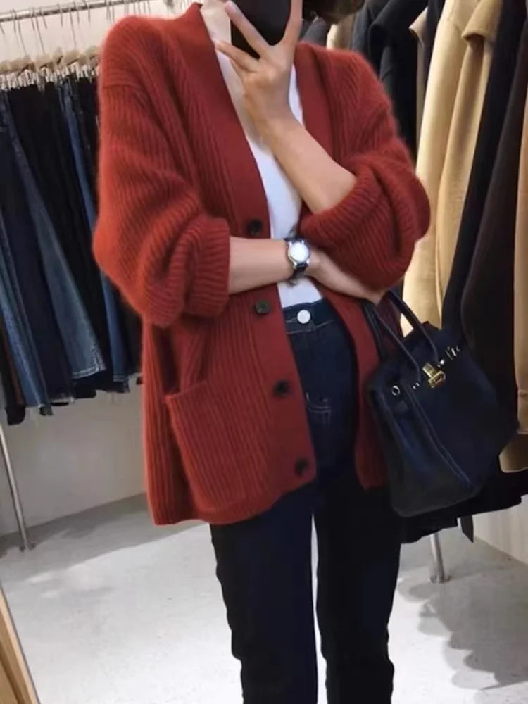 VILZSTUDIOS Cozy Oversized Cashmere Cardigan