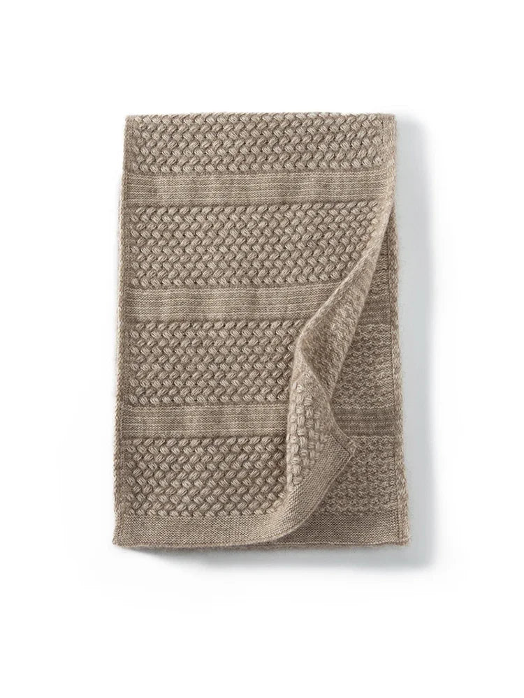 VILZSTUDIOS Knitted Wool Cashmere Scarf