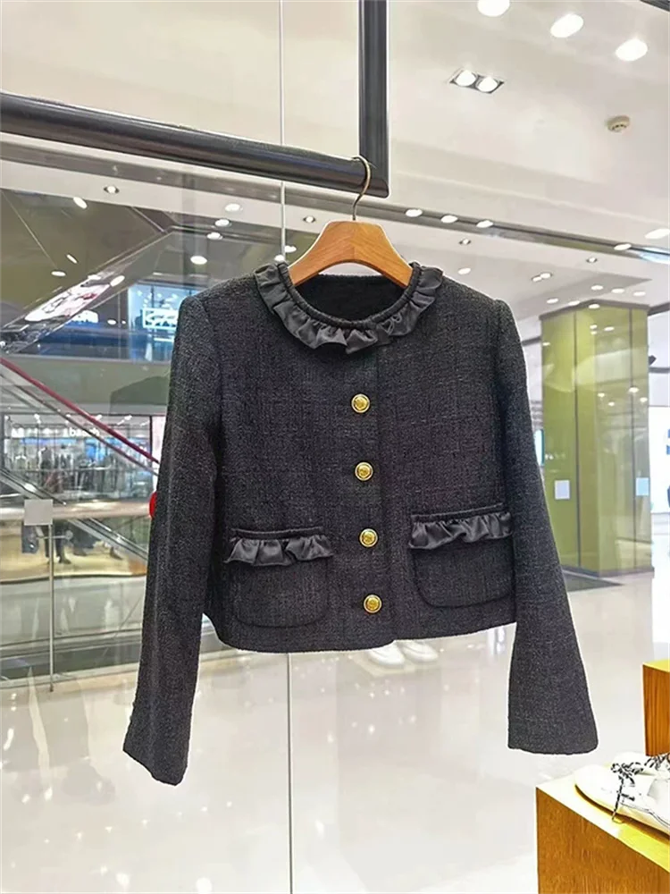VILZSTUDIOS Chic Tweed Jacket and Pants Sets