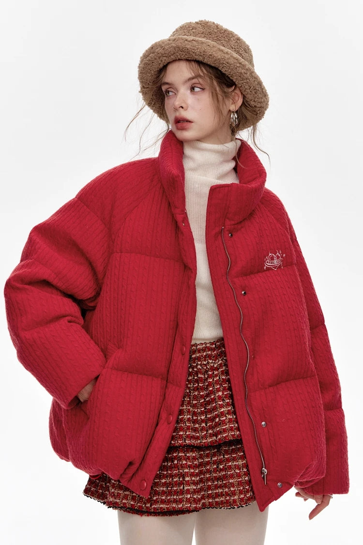 VILZSTUDIOS Cozy Casual Puffer Jacket