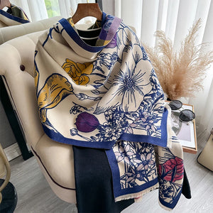 VILZSTUDIOS Luxurious Two-Sided Cashmere Scarf