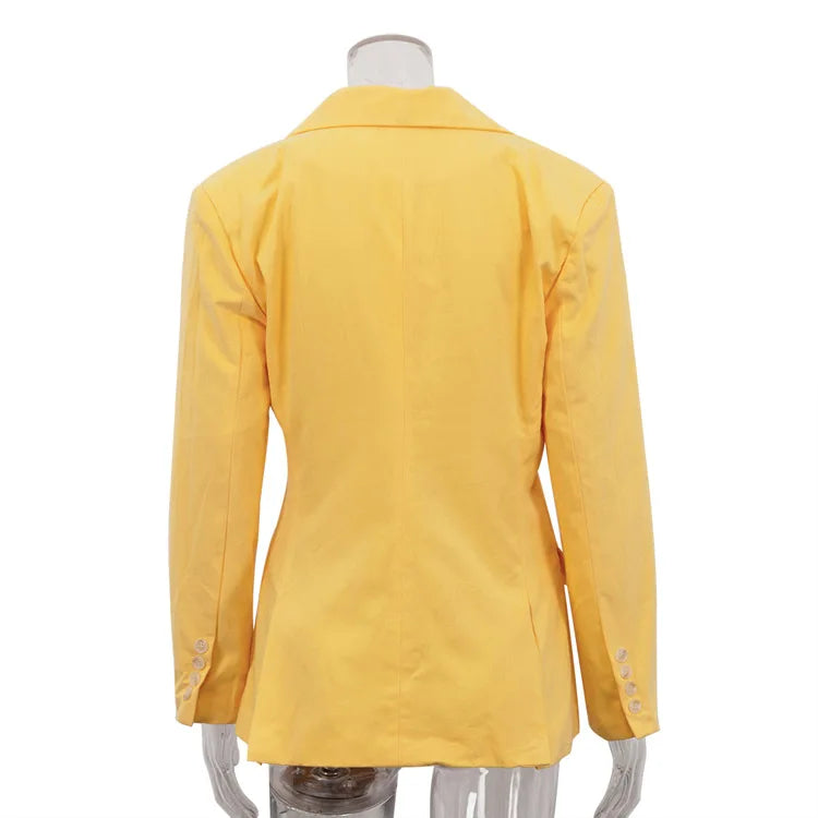 VILZSTUDIOS Solid Color Blazer