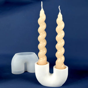 VILZSTUDIOS Modern Silicone Candle Holder Casting Mold