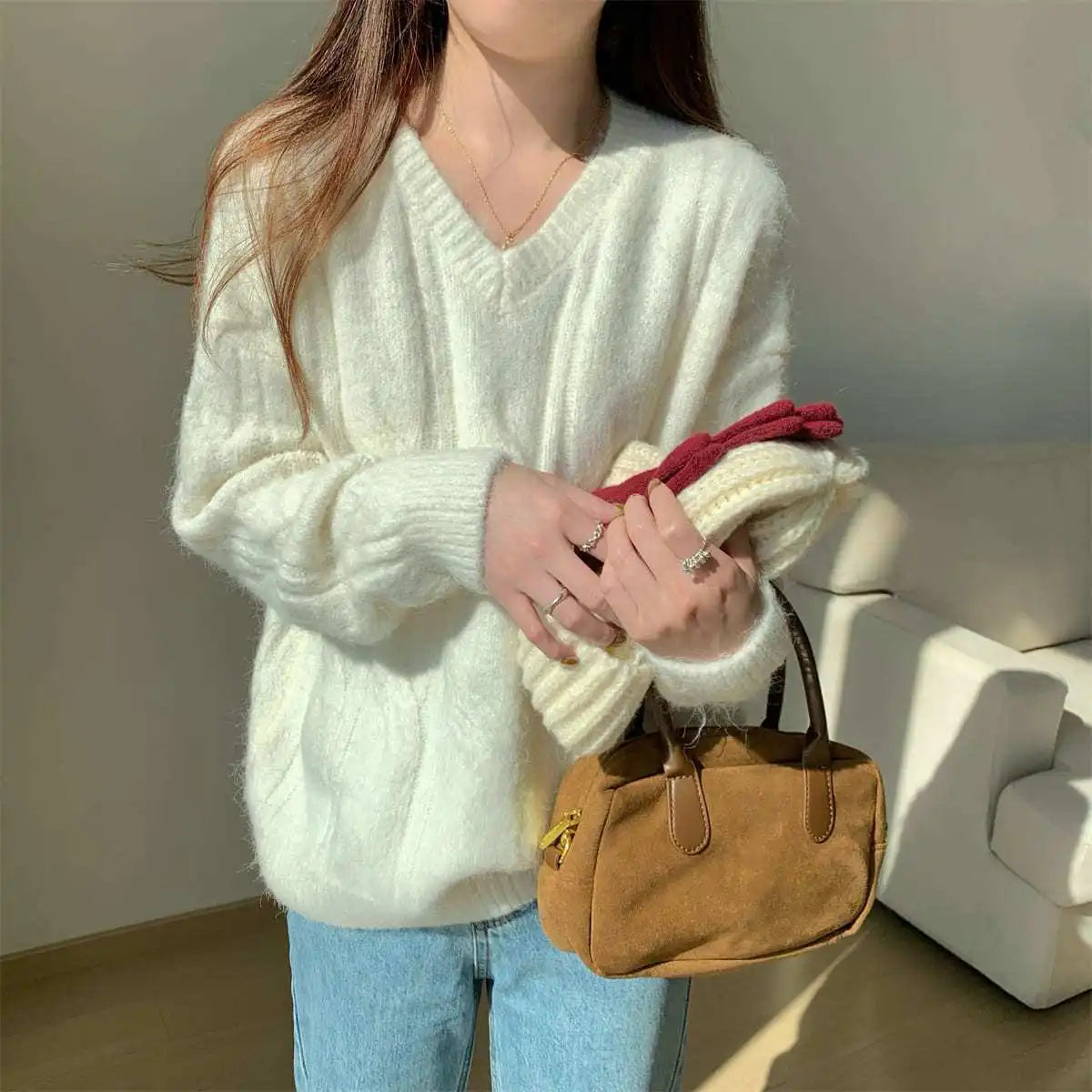 VILZSTUDIOS Cozy Oversized Festive Sweater
