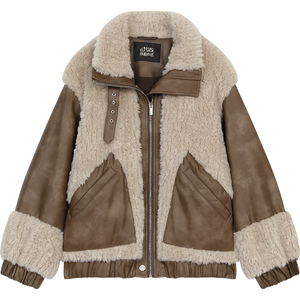 VILZSTUDIOS Vintage Woolen Fur Jacket