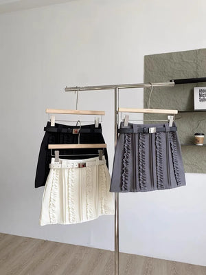 VILZSTUDIOS Chic Wood Edge Commuting Skirt Spring/Summer