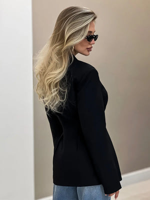 VILZSTUDIOS Elegant V-Neck Blazer