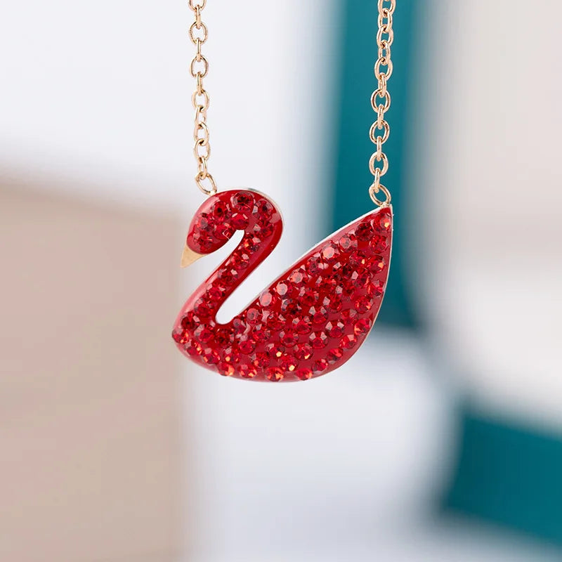 VILZSTUDIOS Black Swan Titanium Steel Necklace