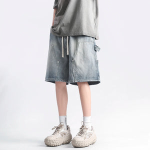 VILZSTUDIOS Youth Hip Hop Oversized Cargo Shorts