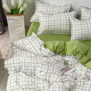 VILZSTUDIOS Soft Cherry Floral Duvet Cover Bedding Set