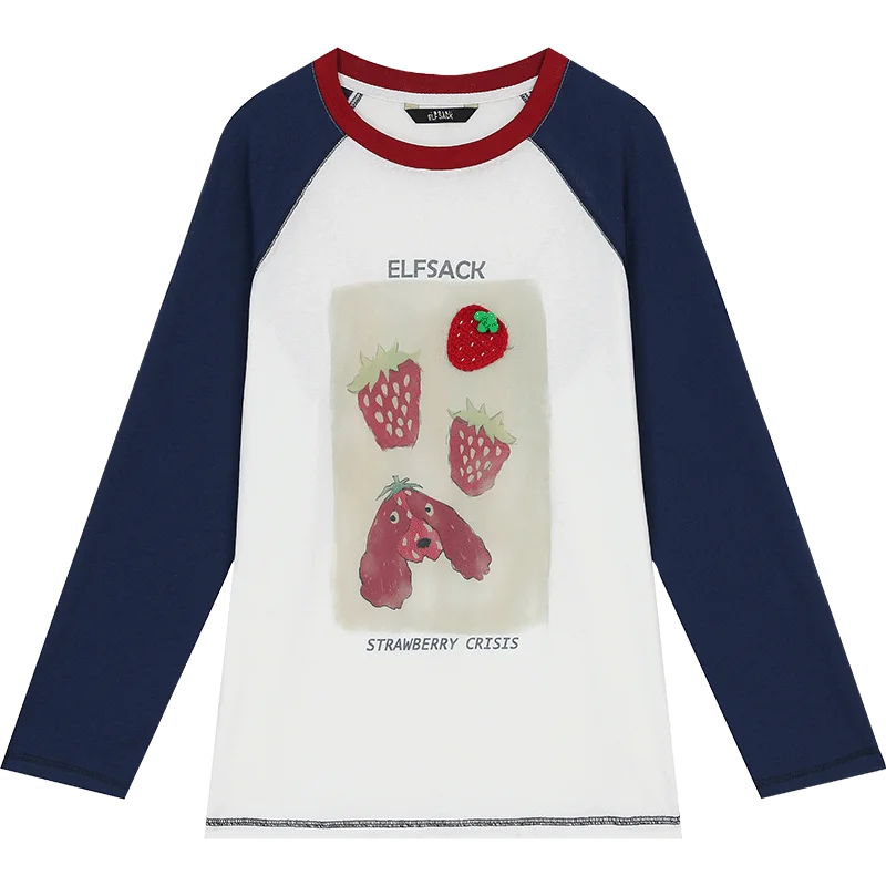 VILZSTUDIOS Strawberry Crisis Long Sleeve Top