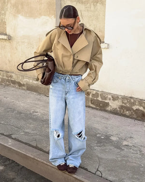 VILZSTUDIOS Chic Cropped Jacket