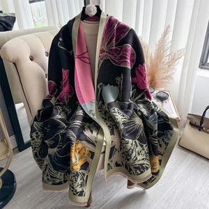 VILZSTUDIOS Luxurious Two-Sided Cashmere Scarf