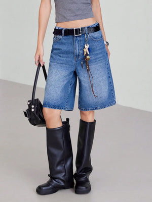 VILZSTUDIOS High Waisted Slimming Denim Shorts