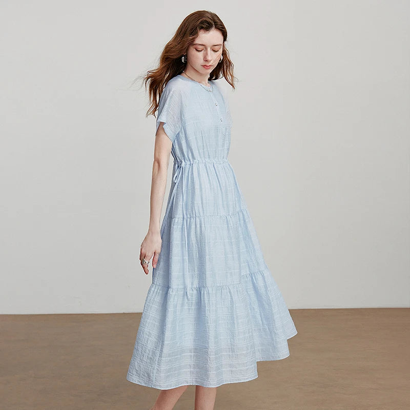 VILZSTUDIOS Elegant Slim Waist Summer Dress