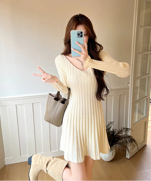 VILZSTUDIOS Classy Plisse Mini Dress