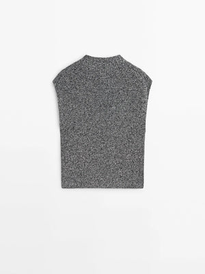 VILZSTUDIOS Minimalist Two Tone Yarn Vest
