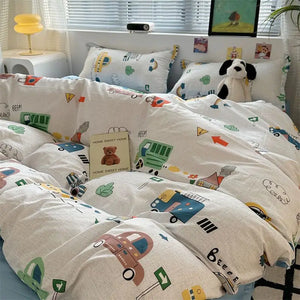 VILZSTUDIOS Cool & Cute Duvet Cover Twin Bedding Set