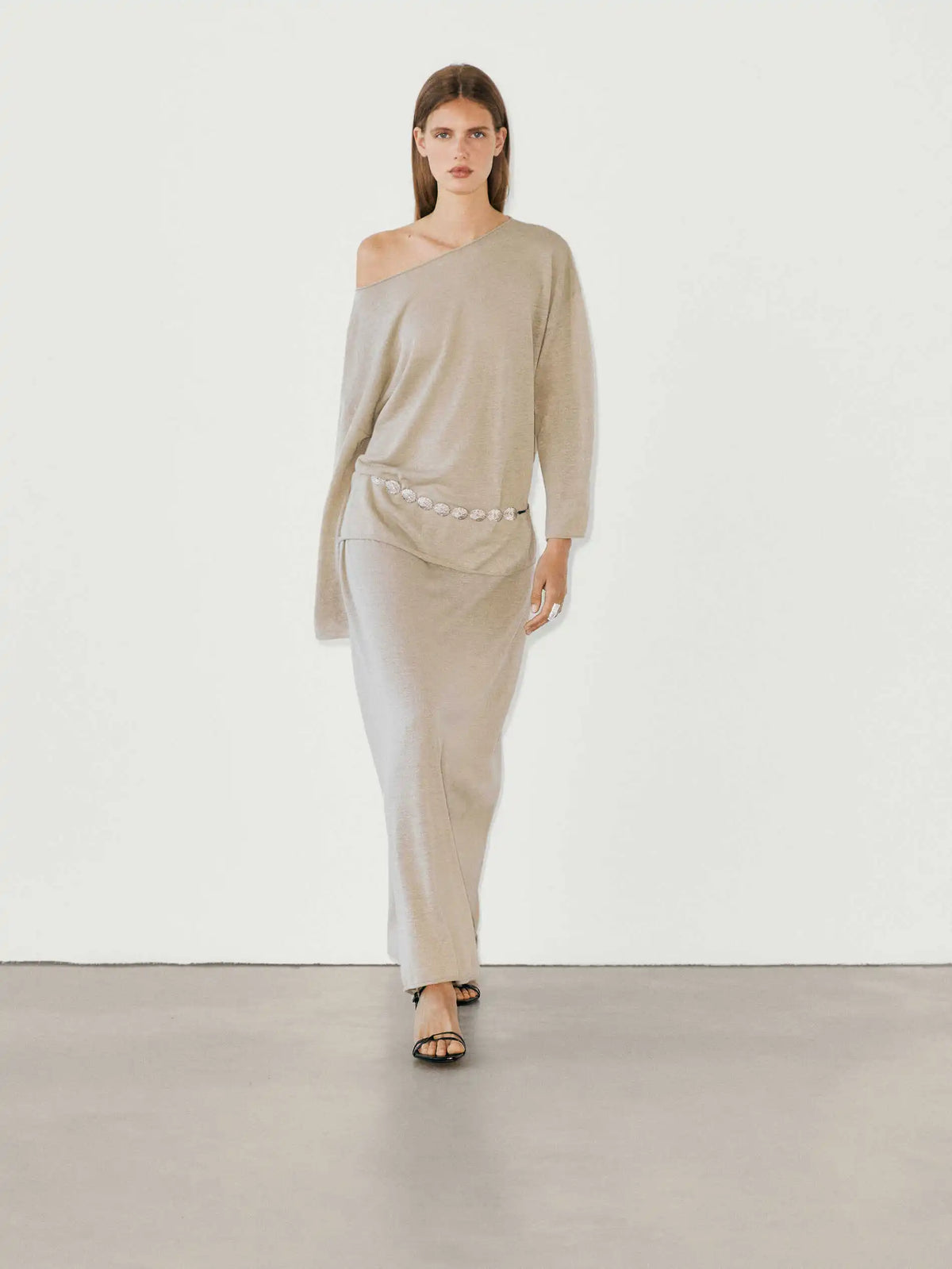 VILZSTUDIOS Minimalist Wide-Sleeve Loose Sweater