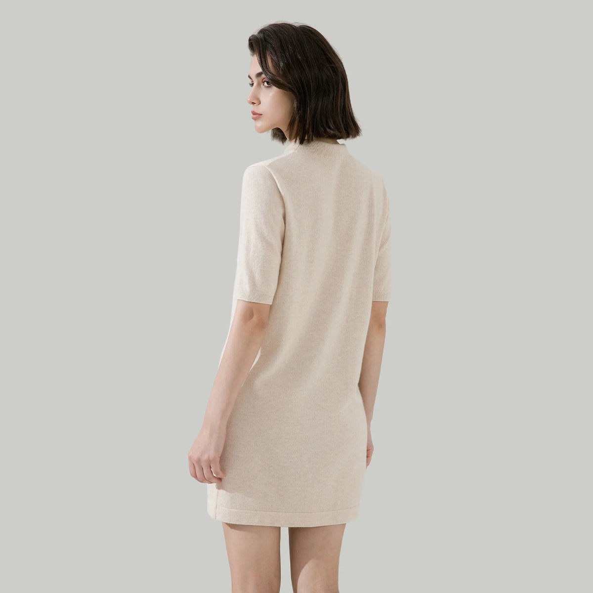VILZSTUDIOS Luxurious Cashmere Mini Dress