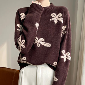 VILZSTUDIOS Cozy Cashmere Embroidered Sweater