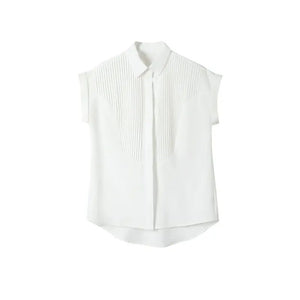 VILZSTUDIOS Elegant Pleated Shirt