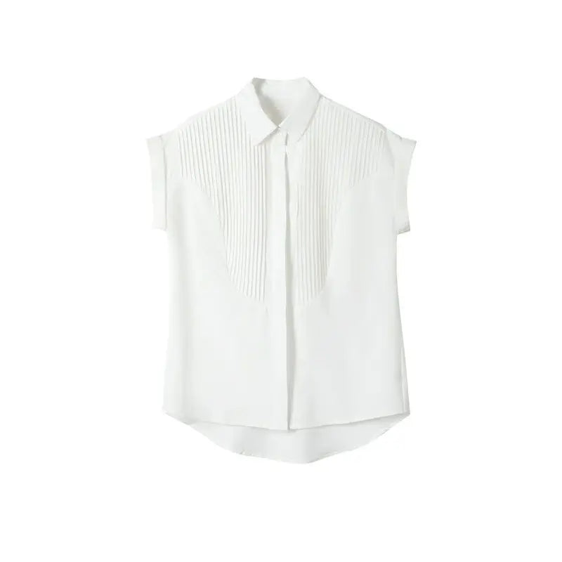 VILZSTUDIOS Elegant Pleated Shirt