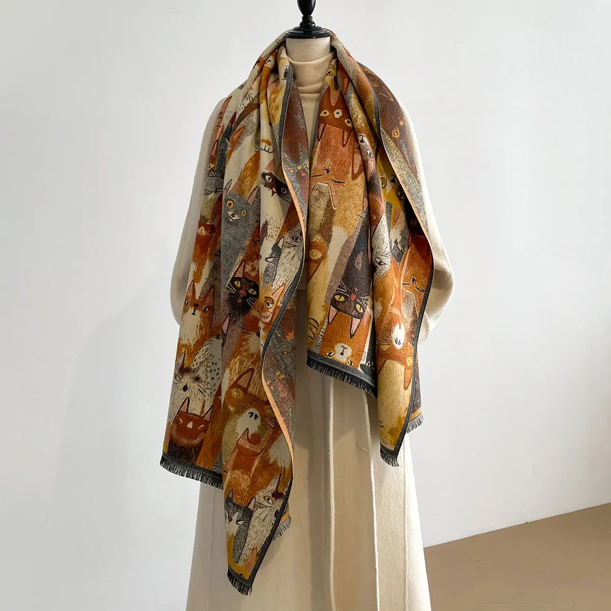 VILZSTUDIOS Luxury Colorful Pashmina Scarf