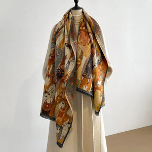 VILZSTUDIOS Luxury Colorful Pashmina Scarf