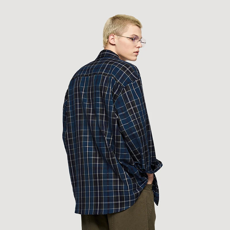 VILZSTUDIOS Classic Oversized Plaid Shirt
