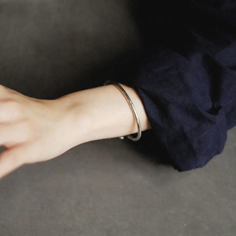 VILZSTUDIOS Vintage Peacock Feather Geometric Bracelet