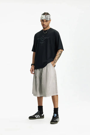 VILZSTUDIOS American Style Washed Cargo Shorts